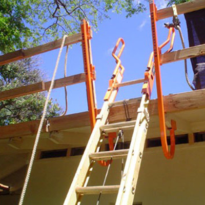 HUGS - horizontal under-eave guardrail system