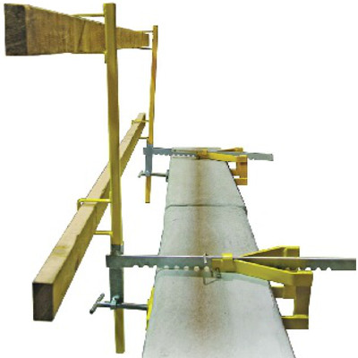 Parapet Clamp Guardrail System