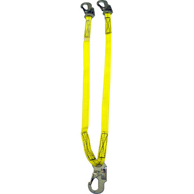 4' Standard Lanyard without Shock Pack - Twin Tail